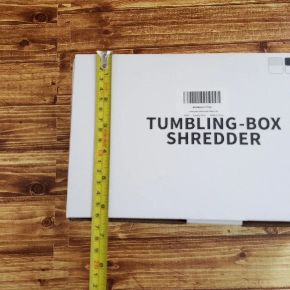 NIB Red 3-in-1 Rotary Cheese Grater & Tumbling-Box Veggie Shredder
